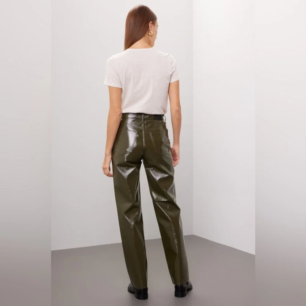 PISTOLA Cassie faux leather JEANS PANTS - Picture 3 of 9